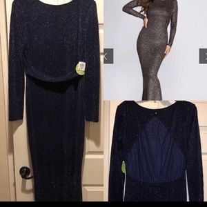 Purple shimmery dress